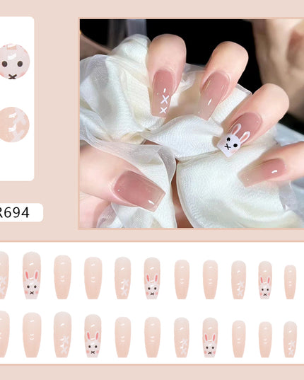 Elegant Minimalist Press-On Nail Set (24pcs) (DESIGN 7161)