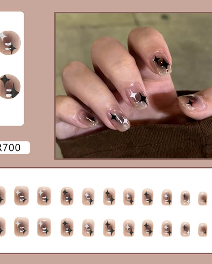 Elegant Minimalist Press-On Nail Set (24pcs) (DESIGN 7166)