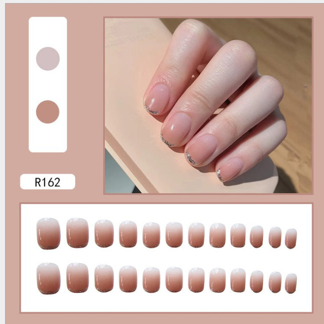 Elegant Minimalist Press-On Nail Set (24pcs) (DESIGN 7017)
