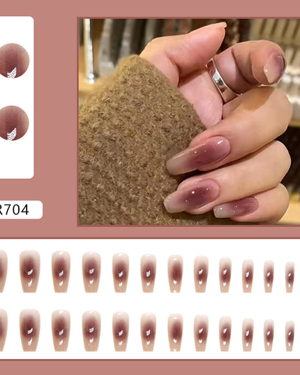 Elegant Minimalist Press-On Nail Set (24pcs) (DESIGN 7170)