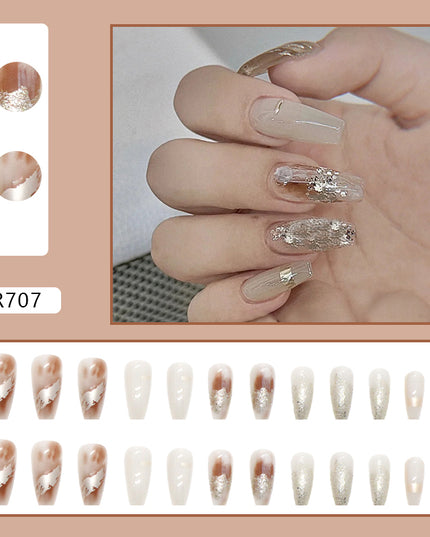 Elegant Minimalist Press-On Nail Set (24pcs) (DESIGN 7173)