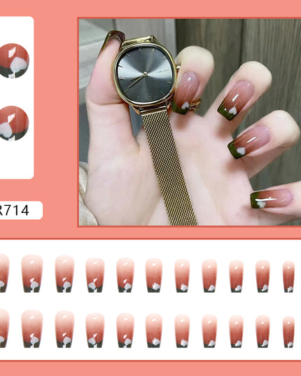 Elegant Minimalist Press-On Nail Set (24pcs) (DESIGN 7178)
