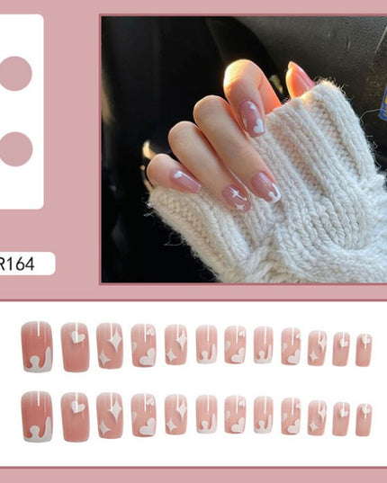 Elegant Minimalist Press-On Nail Set (24pcs) (DESIGN 7018)