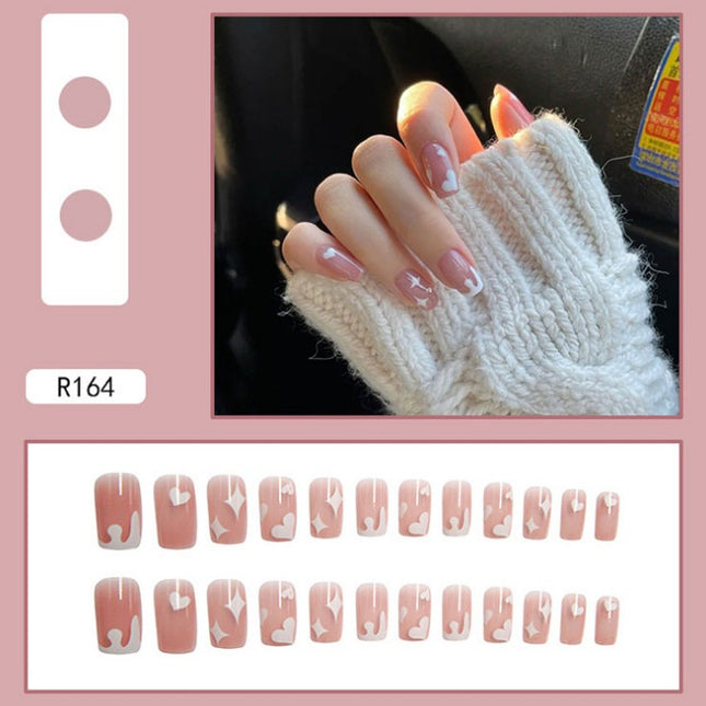 Elegant Minimalist Press-On Nail Set (24pcs) (DESIGN 7018)