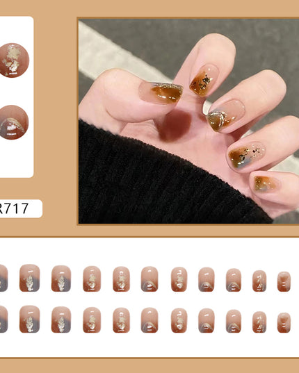 Elegant Minimalist Press-On Nail Set (24pcs) (DESIGN 7180)