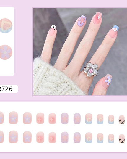 Elegant Minimalist Press-On Nail Set (24pcs) (DESIGN 7183)