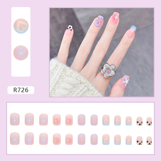Elegant Minimalist Press-On Nail Set (24pcs) (DESIGN 7183)
