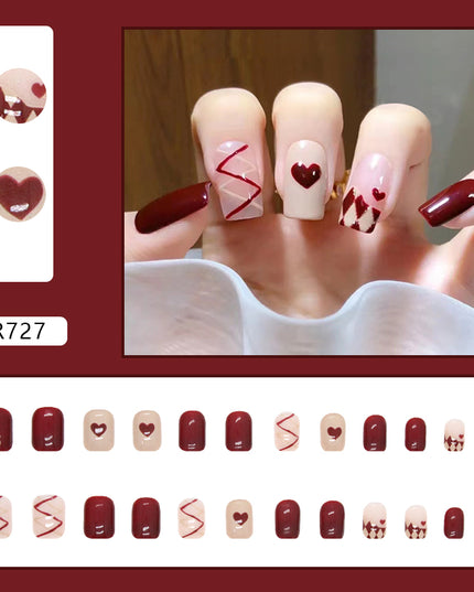Elegant Minimalist Press-On Nail Set (24pcs) (DESIGN 7184)