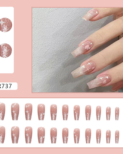 Elegant Minimalist Press-On Nail Set (24pcs) (DESIGN 7189)