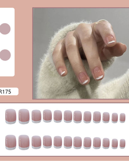 Elegant Minimalist Press-On Nail Set (24pcs) (DESIGN 7019)