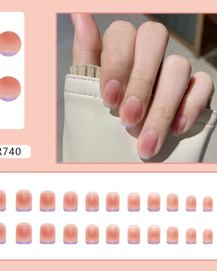 Elegant Minimalist Press-On Nail Set (24pcs) (DESIGN 7190)