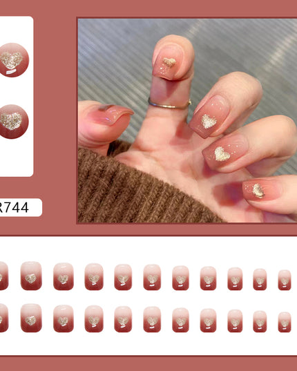 Elegant Minimalist Press-On Nail Set (24pcs) (DESIGN 7192)