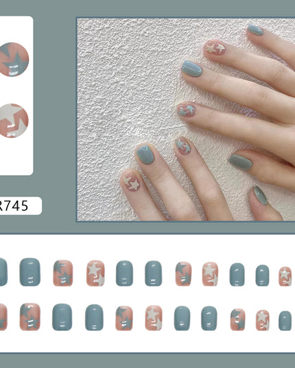 Elegant Minimalist Press-On Nail Set (24pcs) (DESIGN 7193)