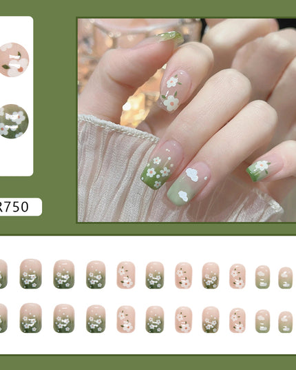Elegant Minimalist Press-On Nail Set (24pcs) (DESIGN 7195)