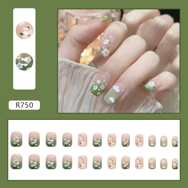 Elegant Minimalist Press-On Nail Set (24pcs) (DESIGN 7195)