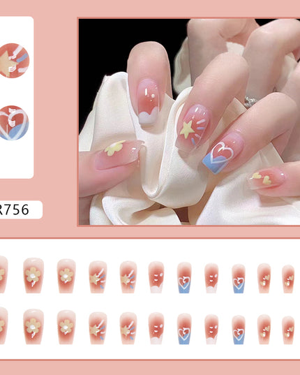 Elegant Minimalist Press-On Nail Set (24pcs) (DESIGN 7197)