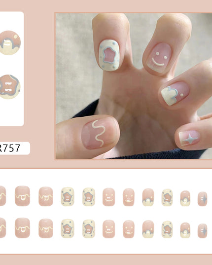 Elegant Minimalist Press-On Nail Set (24pcs) (DESIGN 7198)