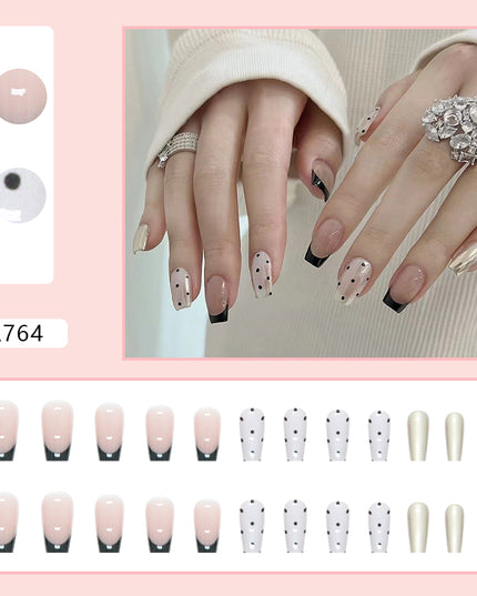 Elegant Minimalist Press-On Nail Set (24pcs) (DESIGN 7202)