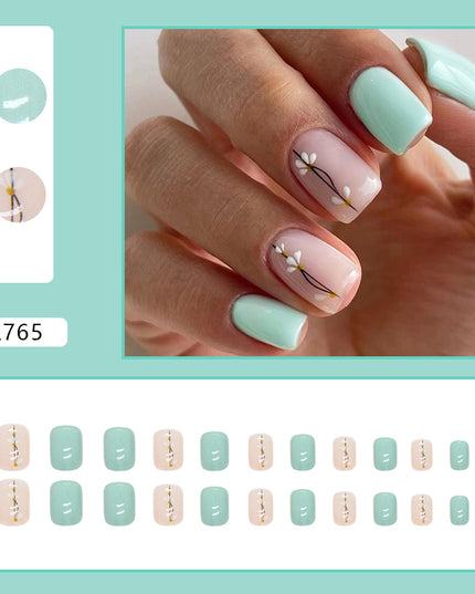 Elegant Minimalist Press-On Nail Set (24pcs) (DESIGN 7203)