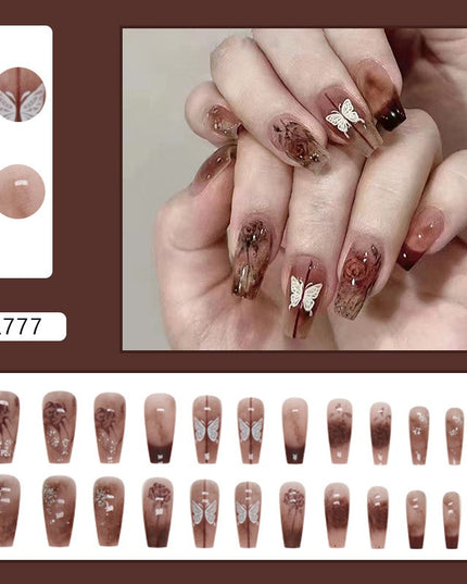 Elegant Minimalist Press-On Nail Set (24pcs) (DESIGN 7208)