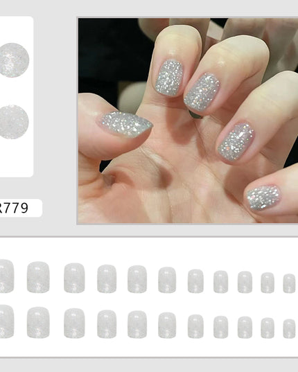 Elegant Minimalist Press-On Nail Set (24pcs) (DESIGN 7209)