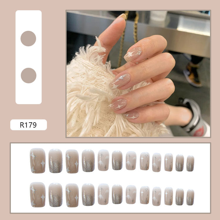 Elegant Minimalist Press-On Nail Set (24pcs) (DESIGN 7020)