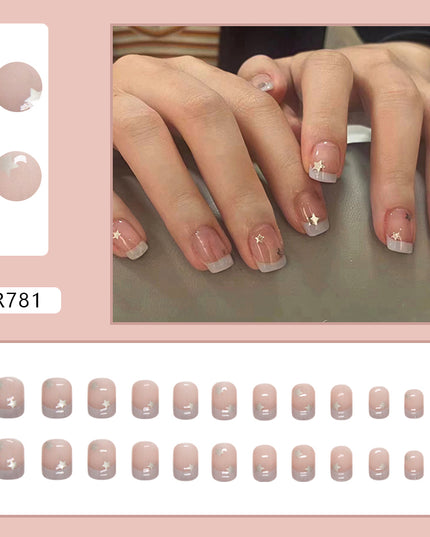 Elegant Minimalist Press-On Nail Set (24pcs) (DESIGN 7211)