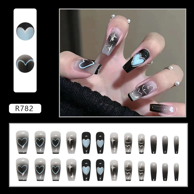 Elegant Minimalist Press-On Nail Set (24pcs) (DESIGN 7212)