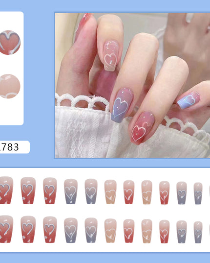 Elegant Minimalist Press-On Nail Set (24pcs) (DESIGN 7213)