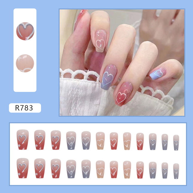 Elegant Minimalist Press-On Nail Set (24pcs) (DESIGN 7213)