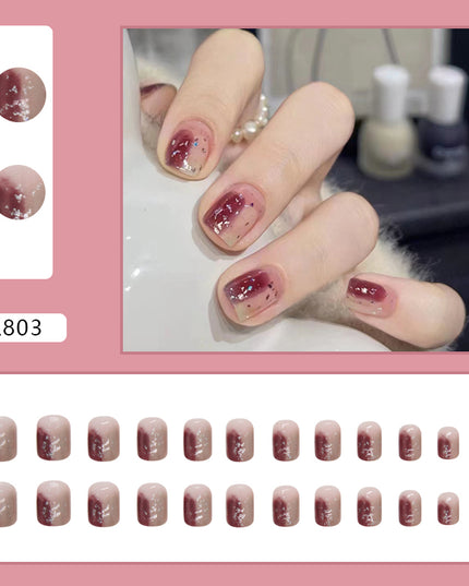 Elegant Minimalist Press-On Nail Set (24pcs) (DESIGN 7219)