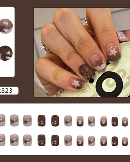 Elegant Minimalist Press-On Nail Set (24pcs) (DESIGN 7228)