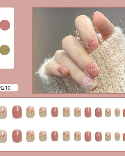 Elegant Minimalist Press-On Nail Set (24pcs) (DESIGN 7023)