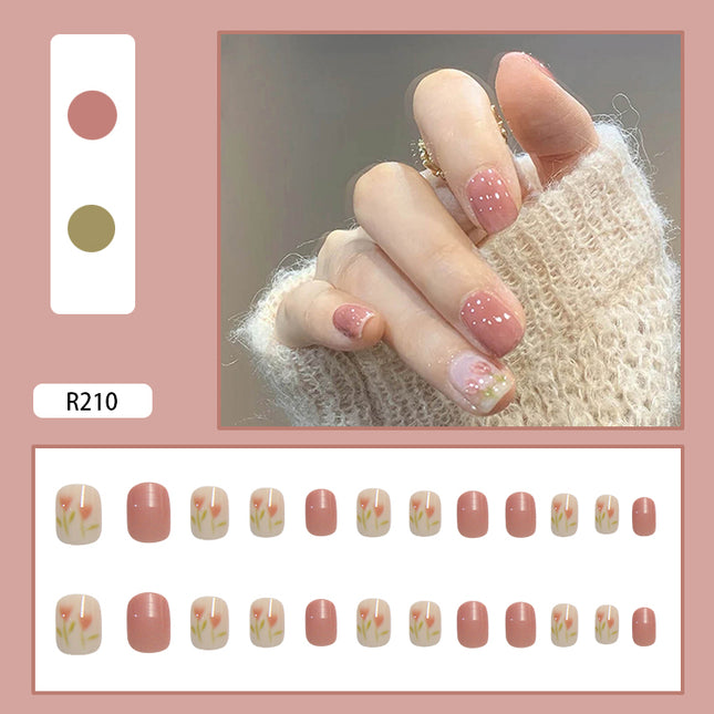 Elegant Minimalist Press-On Nail Set (24pcs) (DESIGN 7023)