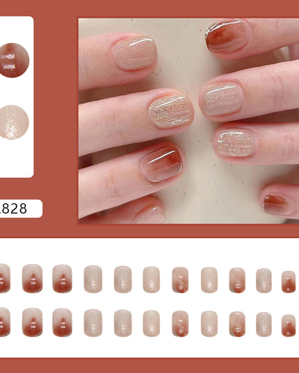 Elegant Minimalist Press-On Nail Set (24pcs) (DESIGN 7232)