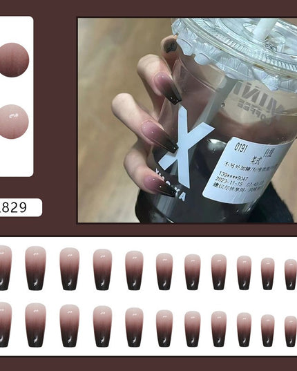 Elegant Minimalist Press-On Nail Set (24pcs) (DESIGN 7233)