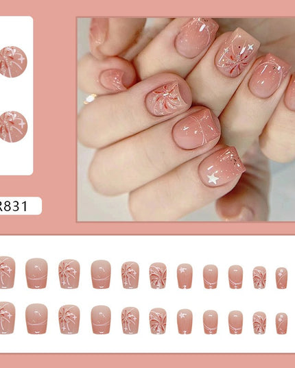 Elegant Minimalist Press-On Nail Set (24pcs) (DESIGN 7234)