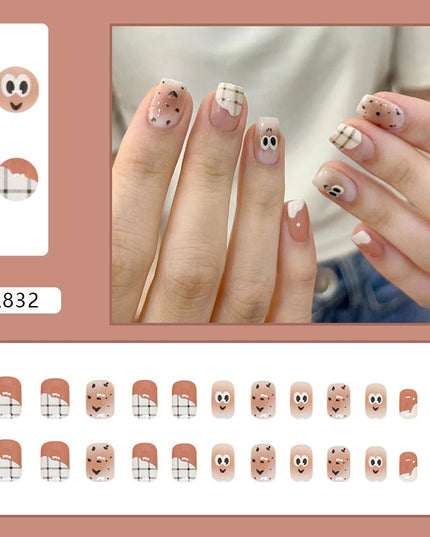 Elegant Minimalist Press-On Nail Set (24pcs) (DESIGN 7235)