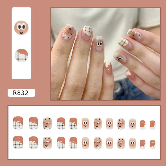 Elegant Minimalist Press-On Nail Set (24pcs) (DESIGN 7235)