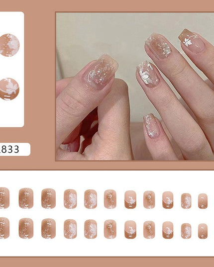 Elegant Minimalist Press-On Nail Set (24pcs) (DESIGN 7236)