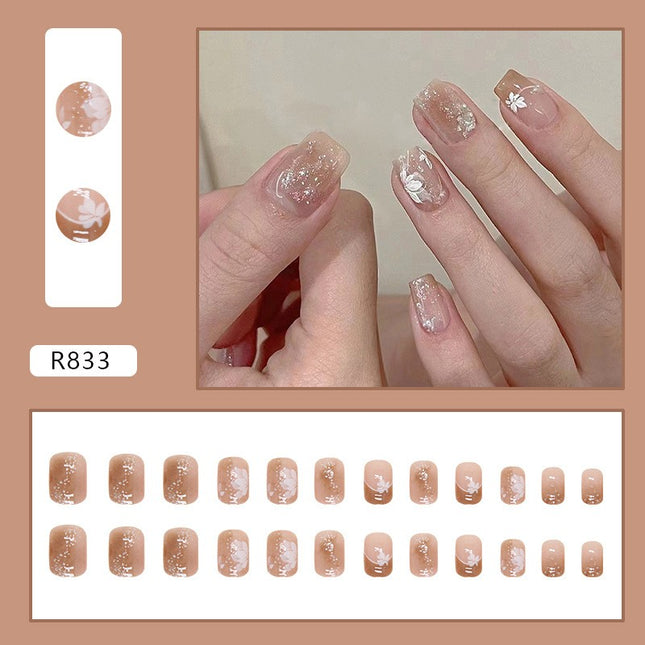 Elegant Minimalist Press-On Nail Set (24pcs) (DESIGN 7236)