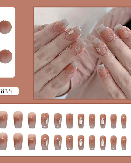 Elegant Minimalist Press-On Nail Set (24pcs) (DESIGN 7238)