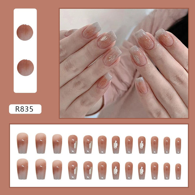 Elegant Minimalist Press-On Nail Set (24pcs) (DESIGN 7238)