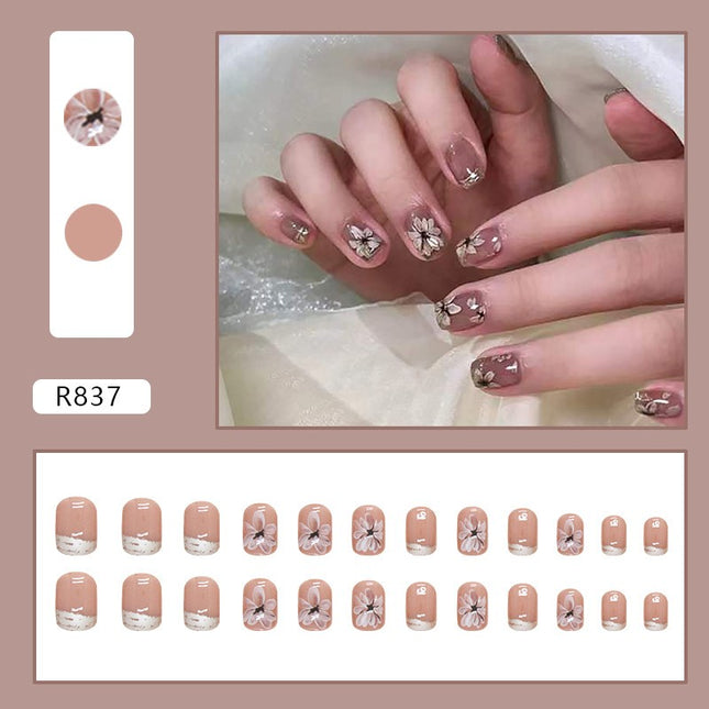 Elegant Minimalist Press-On Nail Set (24pcs) (DESIGN 7240)