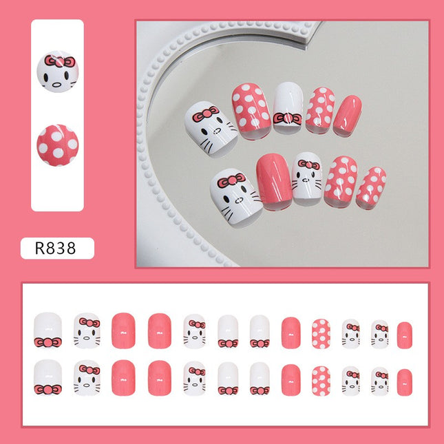 Elegant Minimalist Press-On Nail Set (24pcs) (DESIGN 7241)