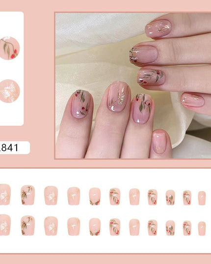 Elegant Minimalist Press-On Nail Set (24pcs) (DESIGN 7244)