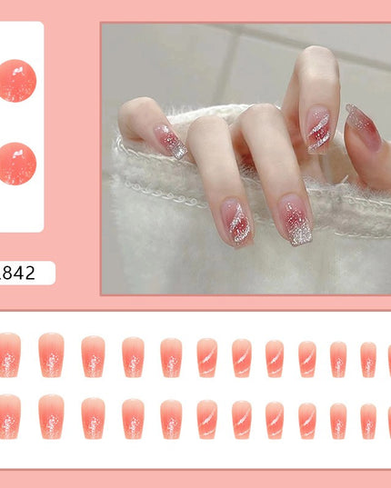 Elegant Minimalist Press-On Nail Set (24pcs) (DESIGN 7245)