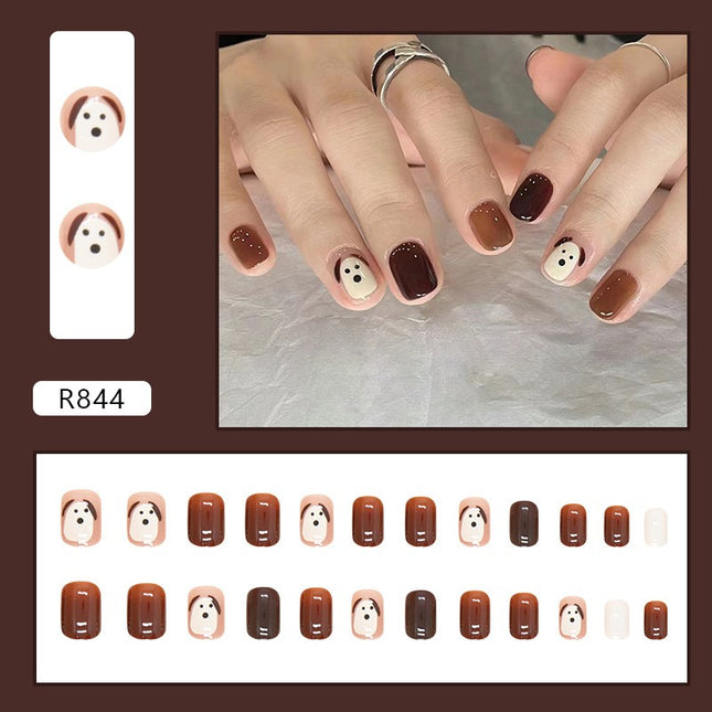 Elegant Minimalist Press-On Nail Set (24pcs) (DESIGN 7247)