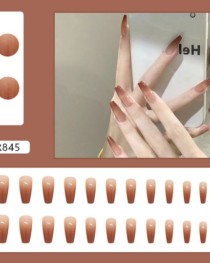 Elegant Minimalist Press-On Nail Set (24pcs) (DESIGN 7248)