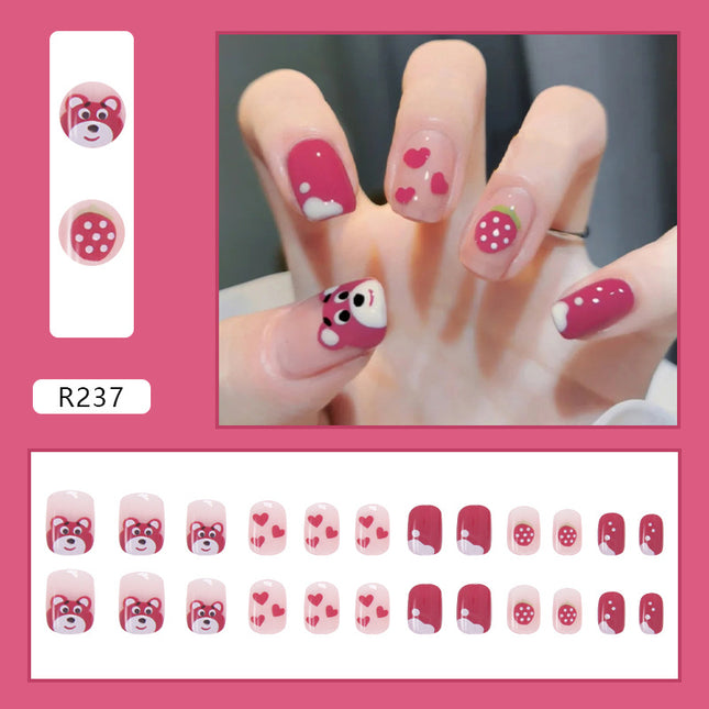 Elegant Minimalist Press-On Nail Set (24pcs) (DESIGN 7025)